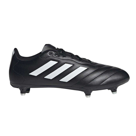 Black-White - Front - Adidas Mens Goletto VIII Soft Ground Football Boots