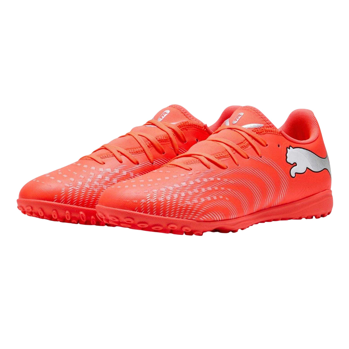 Red-Silver - Close up - Puma Mens Future 9 Play Football Boots