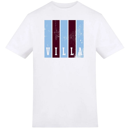 White - Front - AWD Mens Villa Short-Sleeved T-Shirt