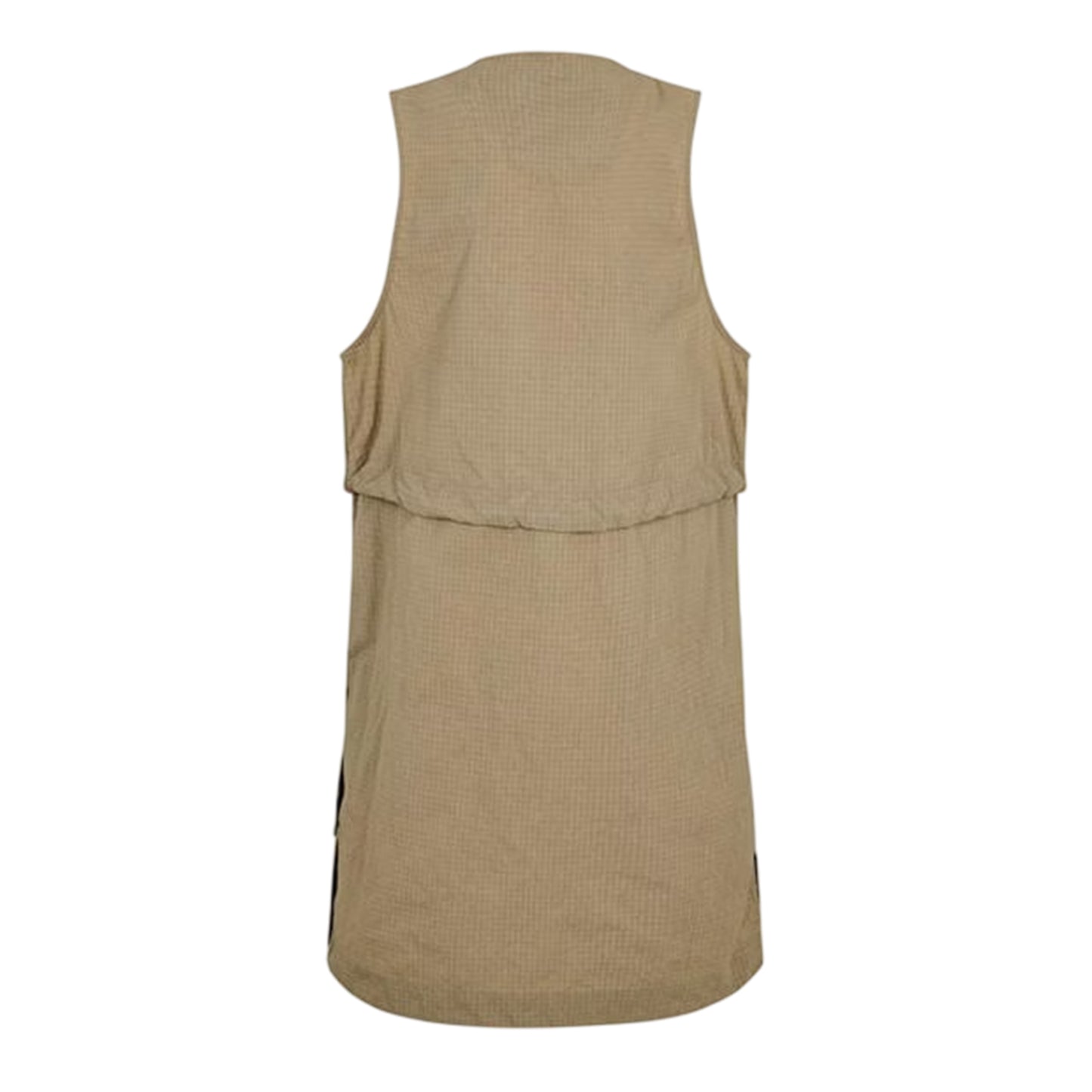 Lemon-White - Back - Timberland Womens-Ladies Gingham V Neck Regular Waistcoat