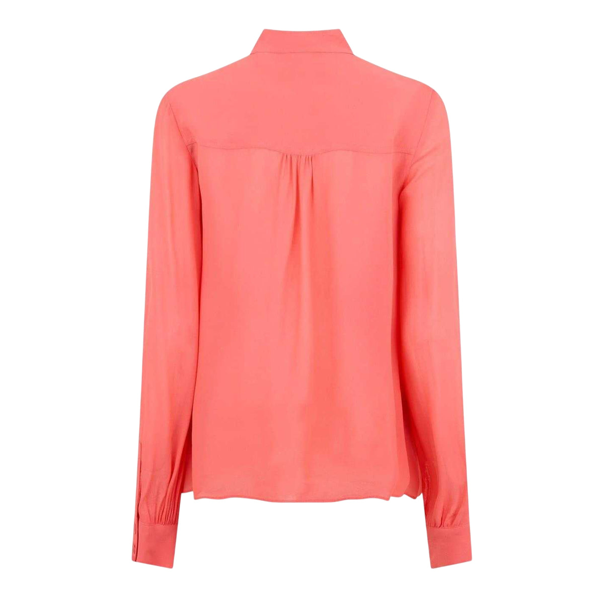 Coral - Back - Ted Baker Womens-Ladies Collared Relaxed Fit Shirt