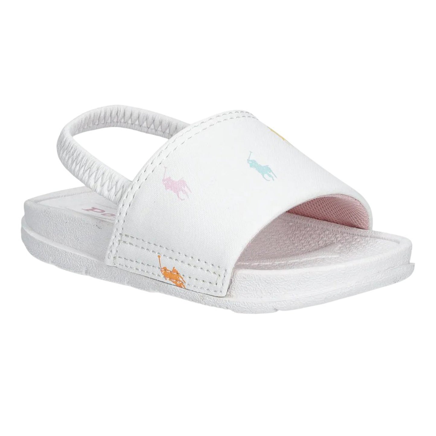 White - Pack Shot - Ralph Lauren Childrens-Kids Fairview Sandals
