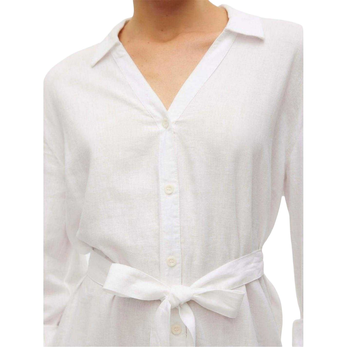 Snow White - Lifestyle - Vero Moda Womens-Ladies Linn Midi Shirt Dress