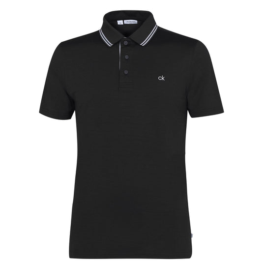 Black - Front - Calvin Klein Mens Broadway Polo Shirt