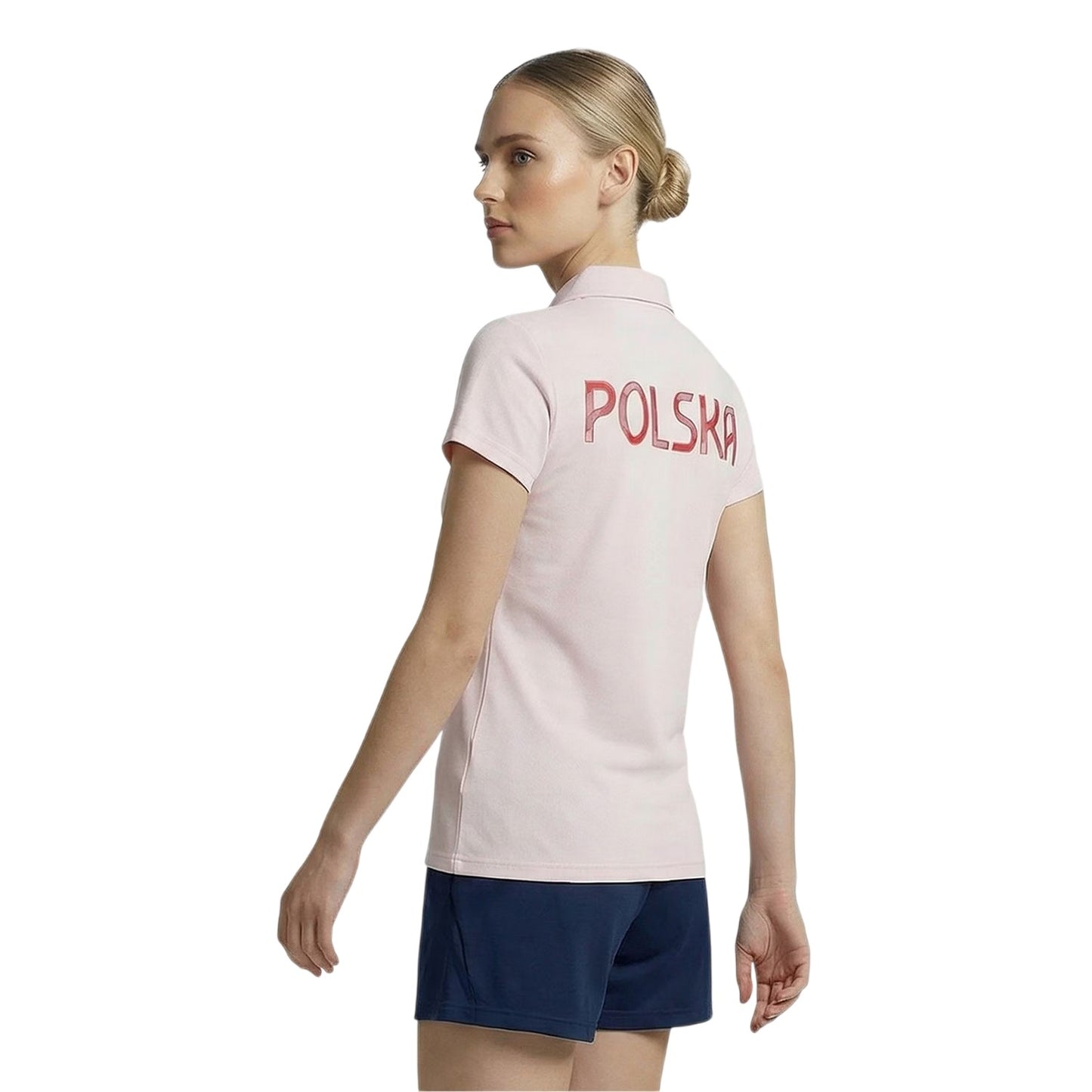 Almost Pink - Lifestyle - Adidas Womens-Ladies Olympic Poland Crest Polo Shirt