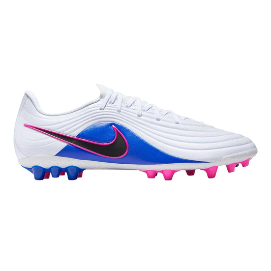 Blue-White-Pink - Front - Nike Mens Tiempo Maestro Academy Firm Ground Football Boots