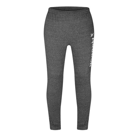 Black Melange - Front - Reebok Childrens-Kids Classic Fleece Joggers