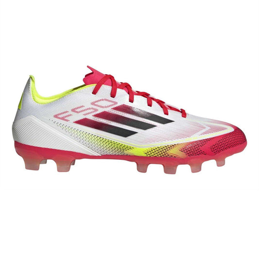 White - Front - Adidas Mens F50 Pro Firm Ground Football Boots