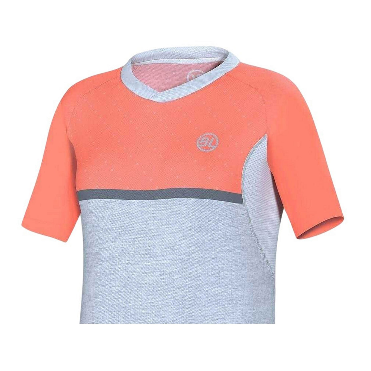 Red - Side - Bicycle Line Womens-Ladies Pedavena Colour Block Cycling Jersey
