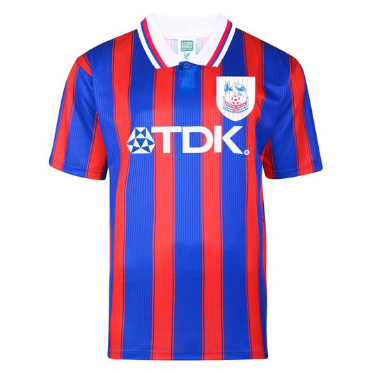 Red-Blue - Front - Score Draw Mens Crystal Palace Home Jersey