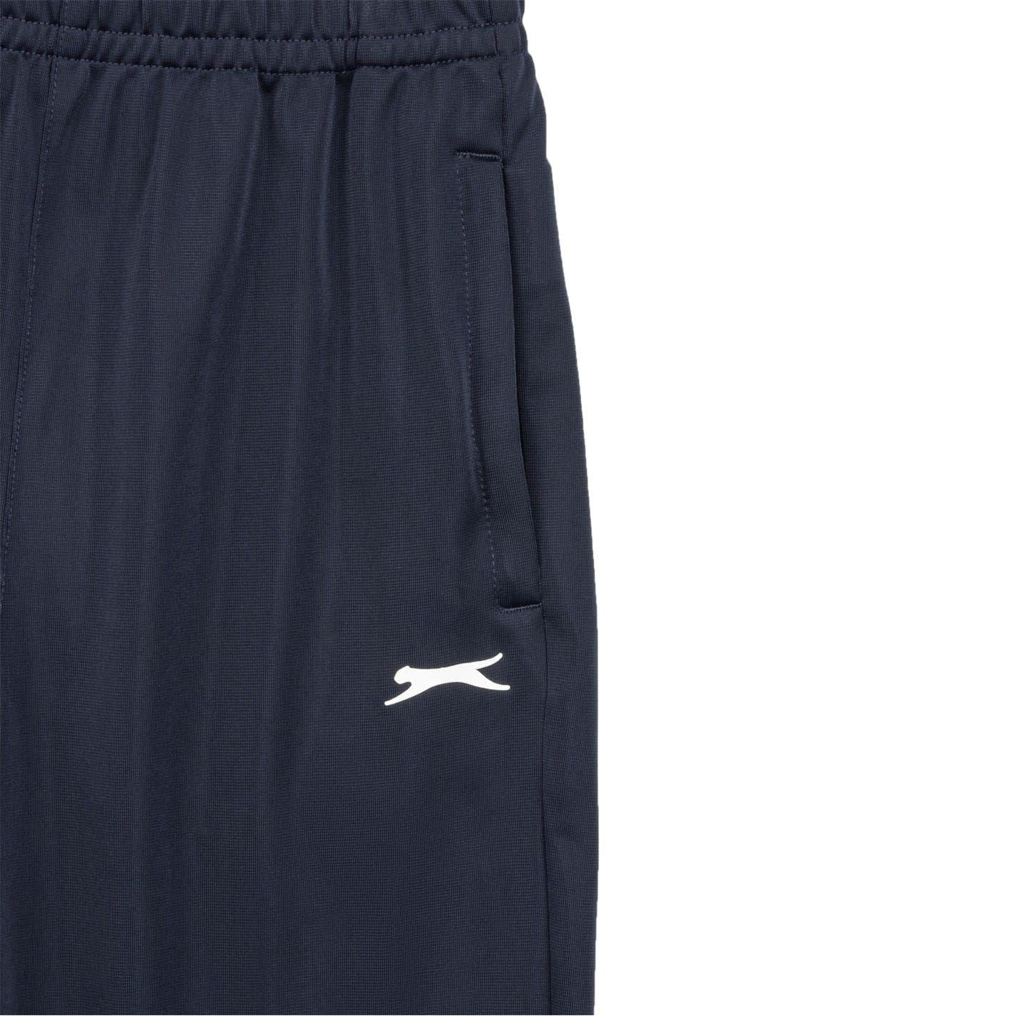 Navy - Side - Slazenger Childrens-Kids Comfort Jogging Bottoms