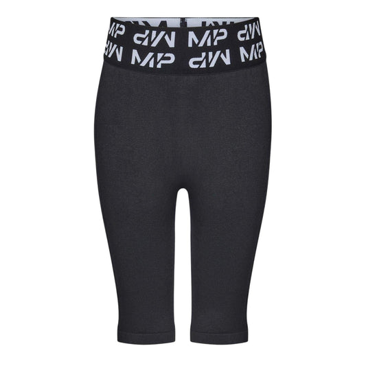 Black - Front - MyProtein Womens-Ladies Slim Cycling Shorts