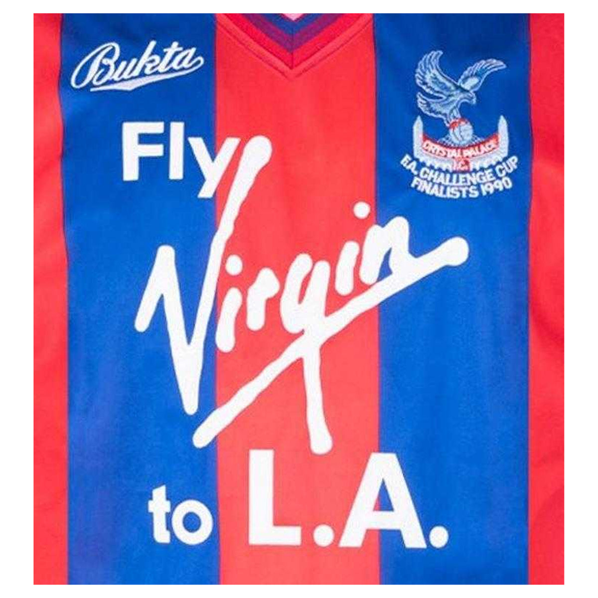 Red-Blue - Side - Score Draw Mens 1990 Crystal Palace Jersey