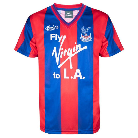 Red-Blue - Front - Score Draw Mens 1990 Crystal Palace Jersey