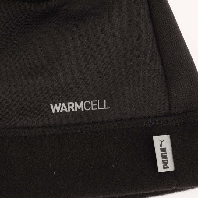 Black - Side - Puma Logo Running Beanie