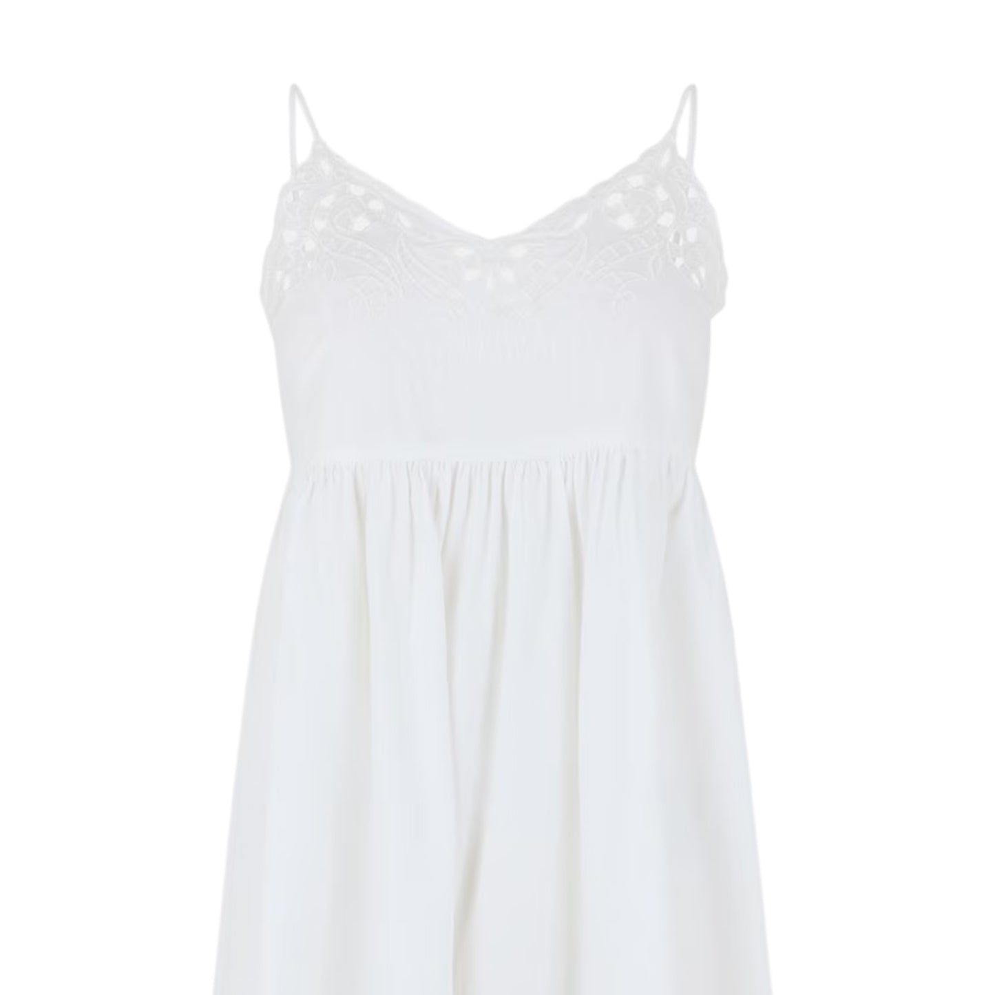 Snow White - Side - Vero Moda Womens-Ladies Broderie Spaghetti Strap Midi Dress