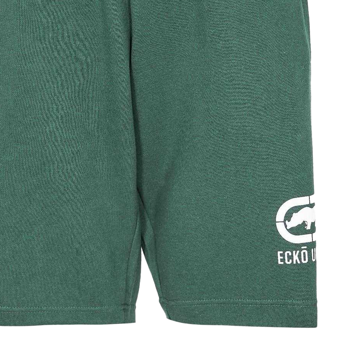Green - Back - Ecko Womens-Ladies Cloud Crocodile Fleece Casual Sweat Shorts