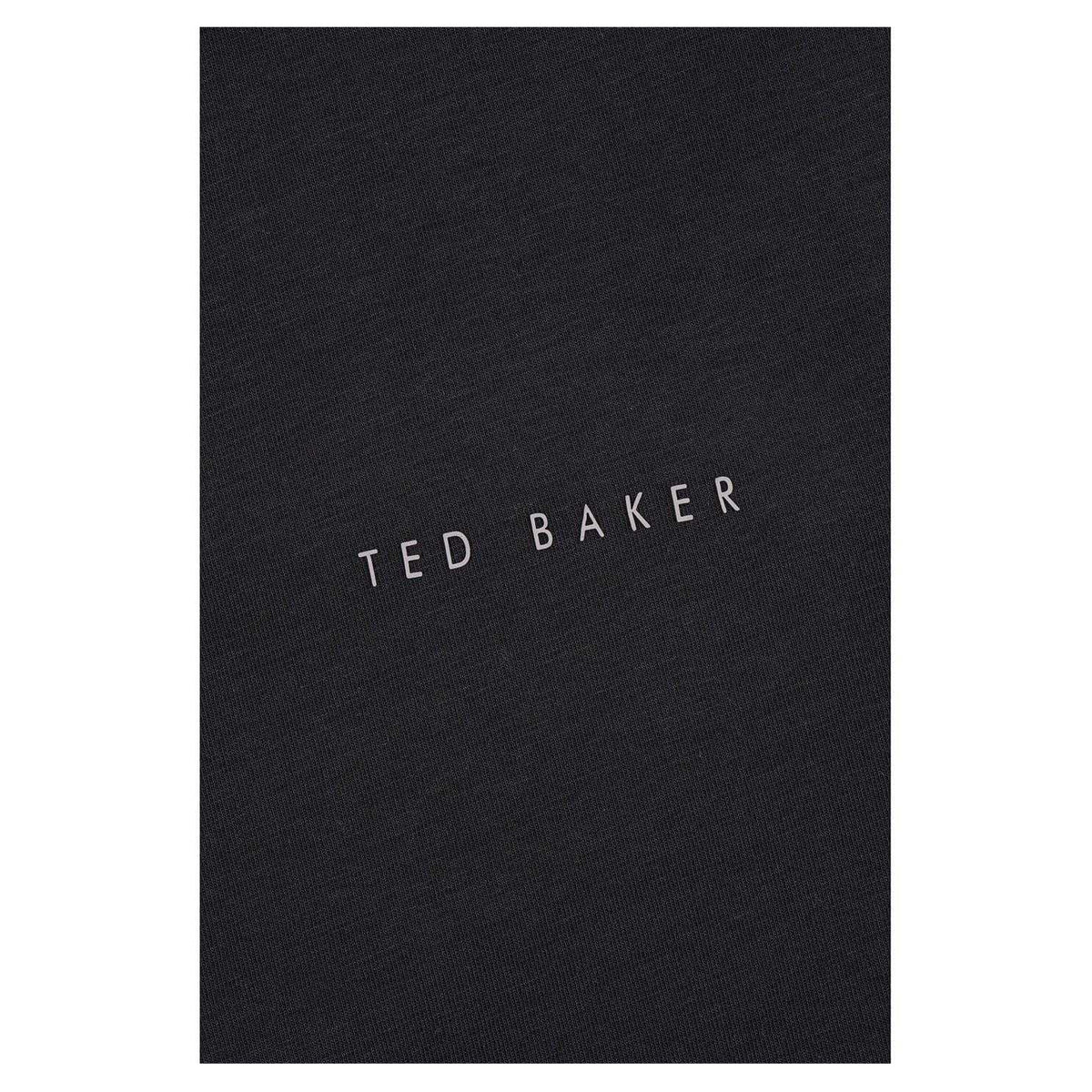 Navy - Lifestyle - Ted Baker Mens Lettering Crew Neck Regular Long Pyjama Set
