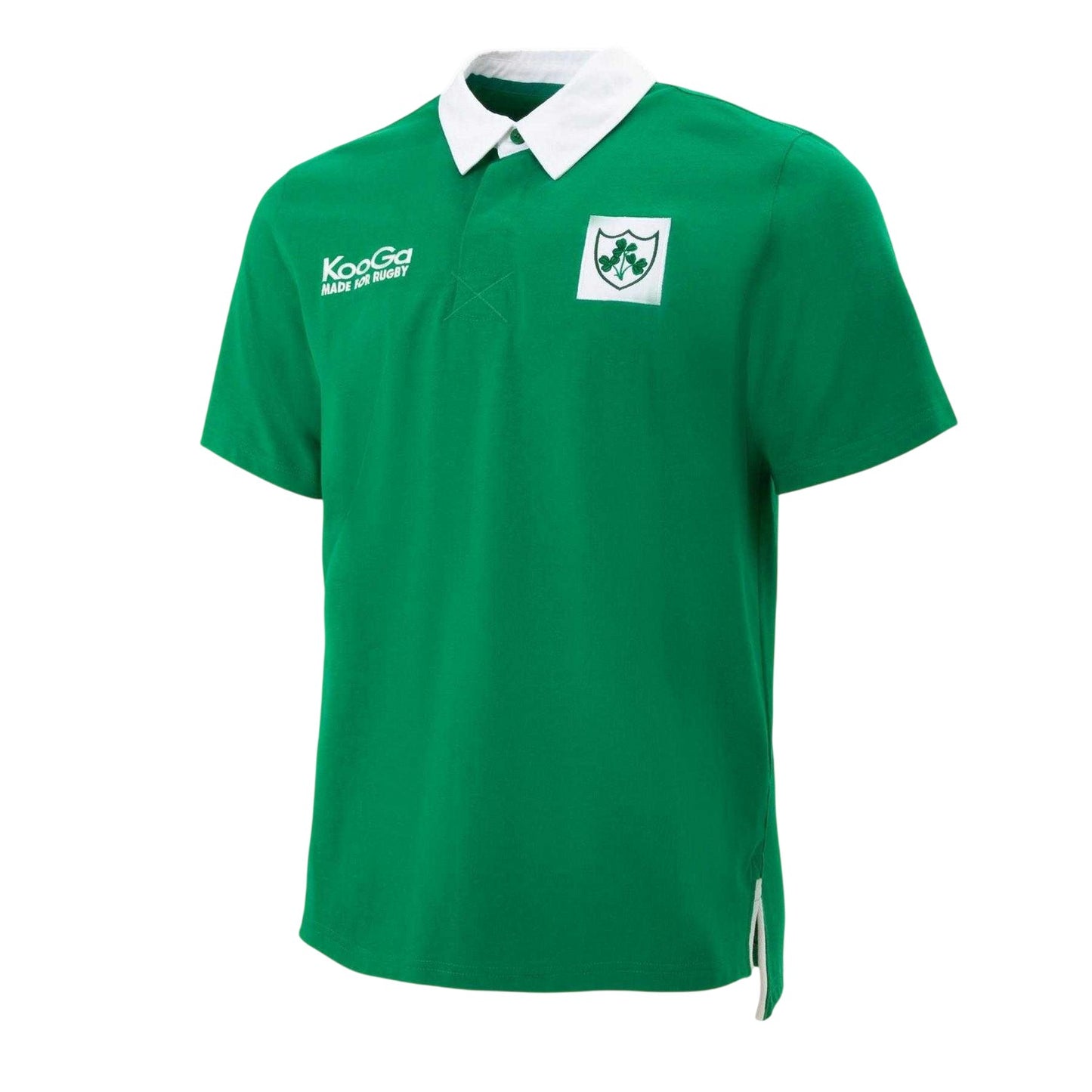 Green - Side - KooGa Mens Ireland Rugby Jersey