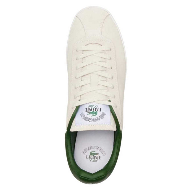White - Pack Shot - Lacoste Mens Baseshot Leather Trainers
