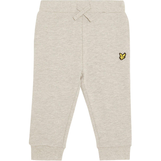 Light Grey Marl - Front - Lyle & Scott Childrens-Kids Fleece Tracksuit
