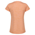 Orange - Back - Regatta Womens-Ladies Fingal Edition Jersey Moisture Wicking T-Shirt