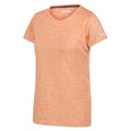 Orange - Side - Regatta Womens-Ladies Fingal Edition Jersey Moisture Wicking T-Shirt