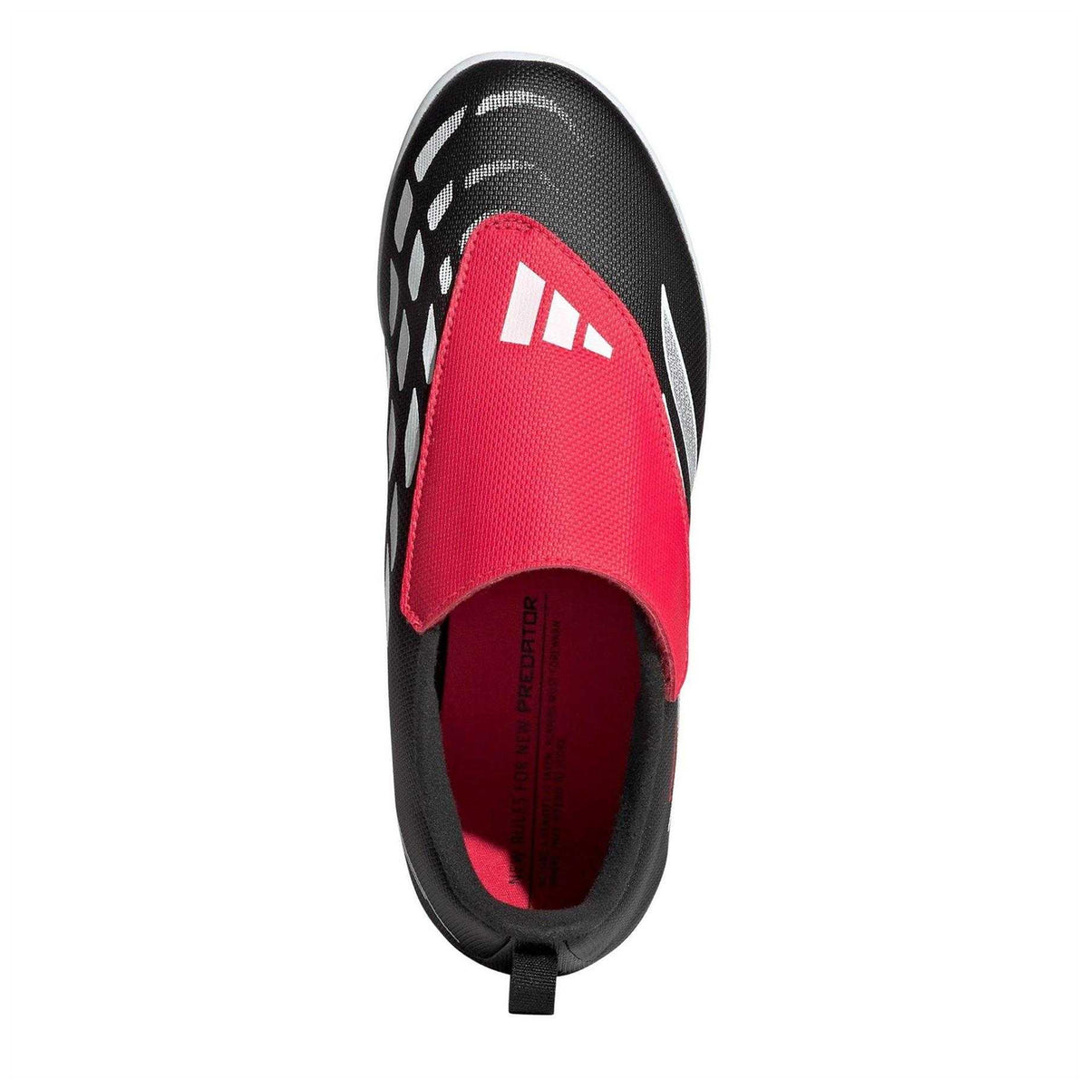 Black-Red - Pack Shot - Adidas Childrens-Kids Predator Club VEL Football Boots