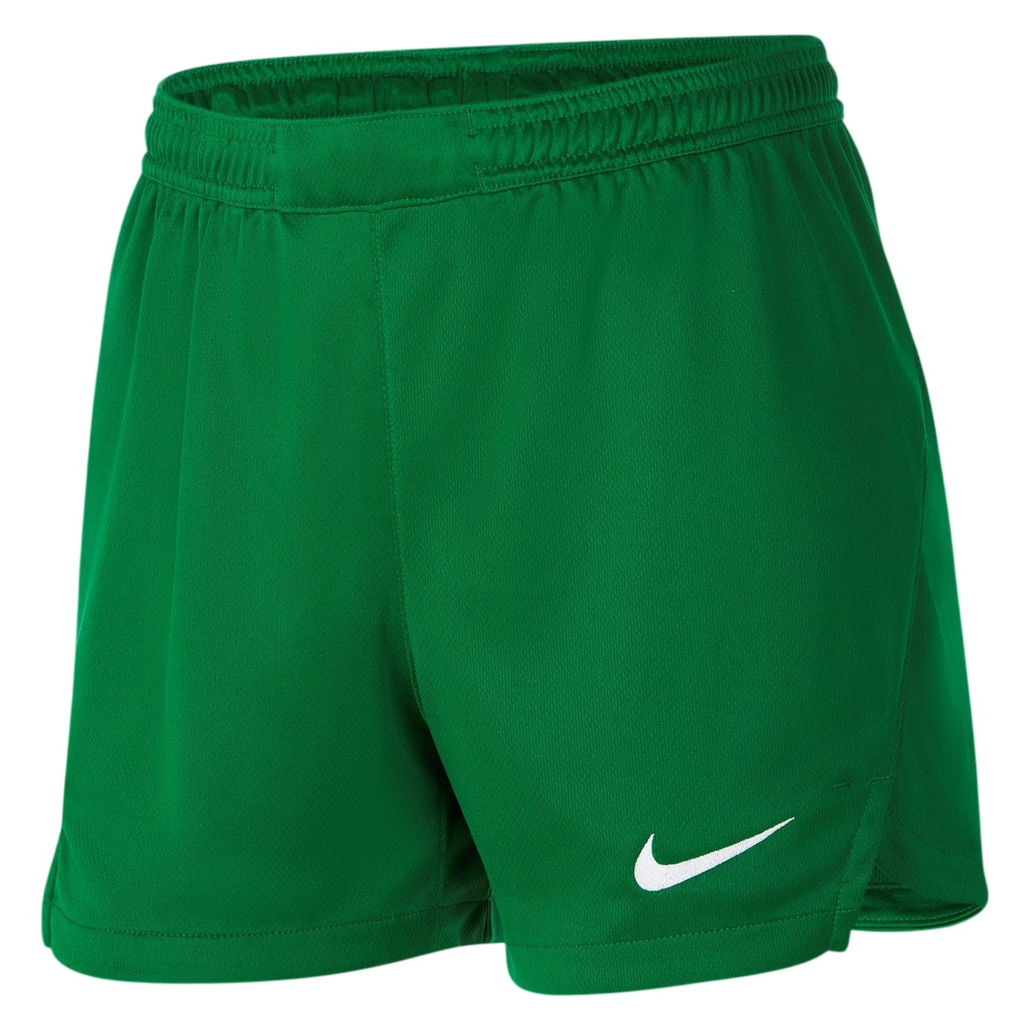 Pine Green - Side - Nike Womens-Ladies Logo Athletic Shorts
