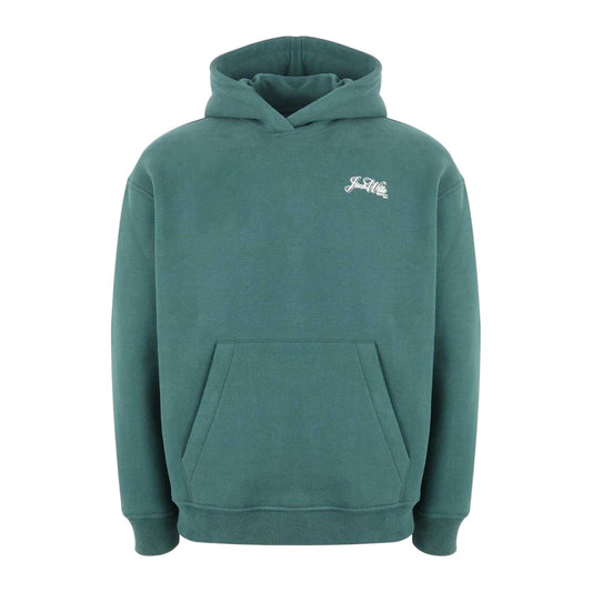 Green-White - Front - Jack Wills Womens-Ladies Oth Script Cotton Hoodie