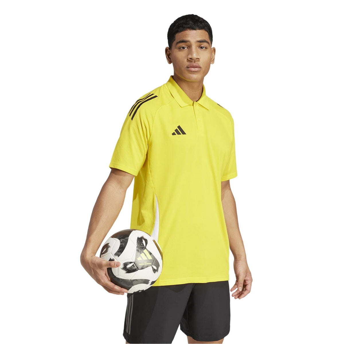 Yellow-White - Lifestyle - Adidas Mens Tiro 24 Competition Polo Shirt