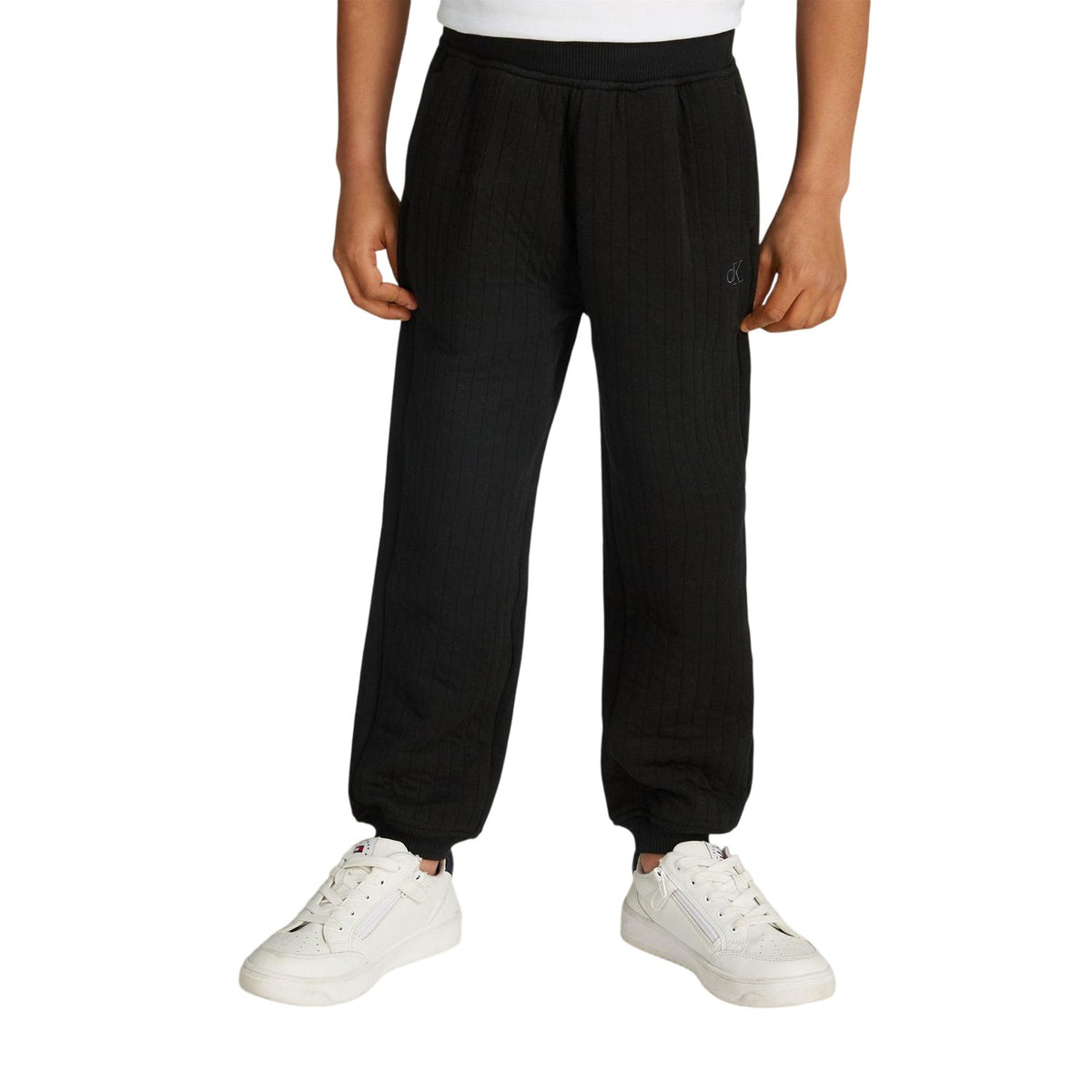 Black - Lifestyle - Calvin Klein Childrens-Kids Relaxed Fit Joggers