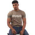Brown - Side - Hugo Mens Dulivio T-Shirt