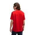 Pink - Back - Hugo Mens Dulivio T-Shirt