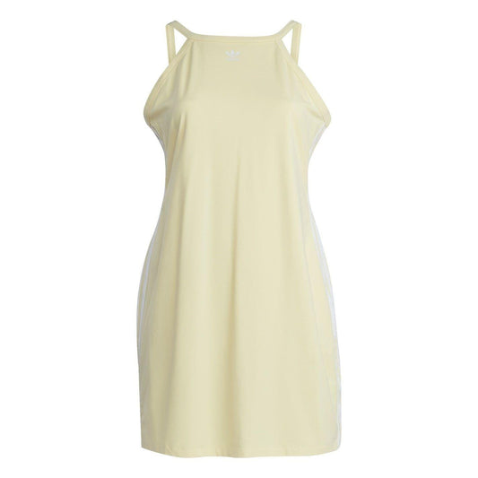 Yellow - Front - Adidas Womens-Ladies Originals Slip Dress