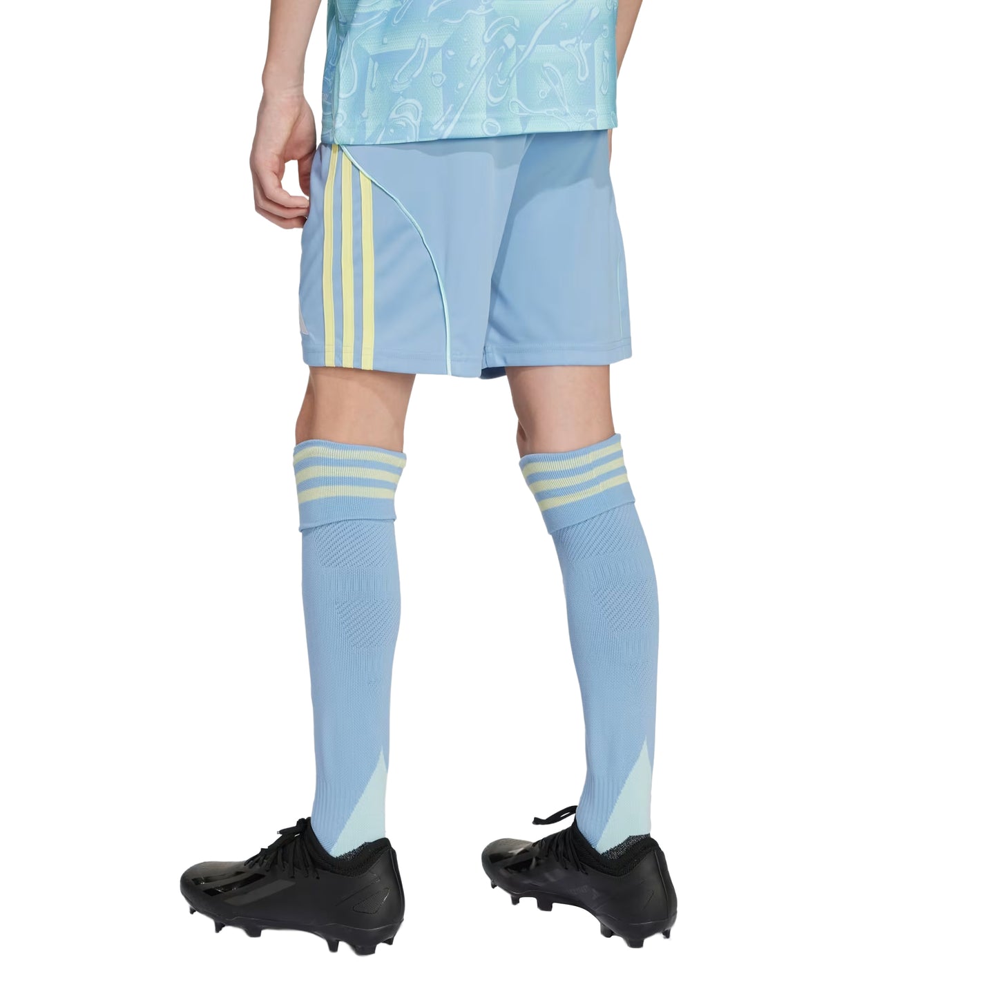 Blue - Side - Adidas Childrens-Kids 2025-2026 Juventus FC Football Shorts