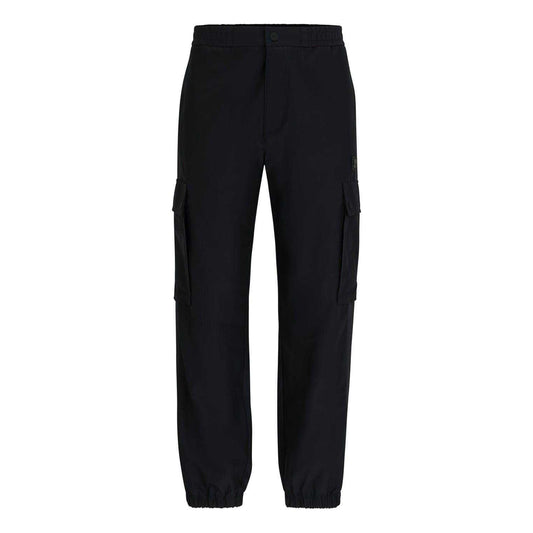 Black - Front - Hugo Mens Ginto242 Cargo Trousers