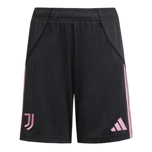 Black - Front - Adidas Childrens-Kids 2025-2026 Juventus FC Home Shorts