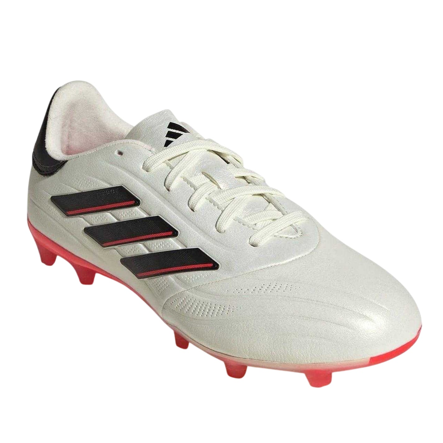 Ivory-Core Black - Pack Shot - Adidas Childrens-Kids Copa Pure 2 Club Firm Ground Football Boots