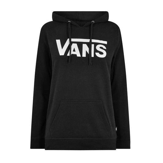 Black - Front - Vans Womens-Ladies Logo Hoodie