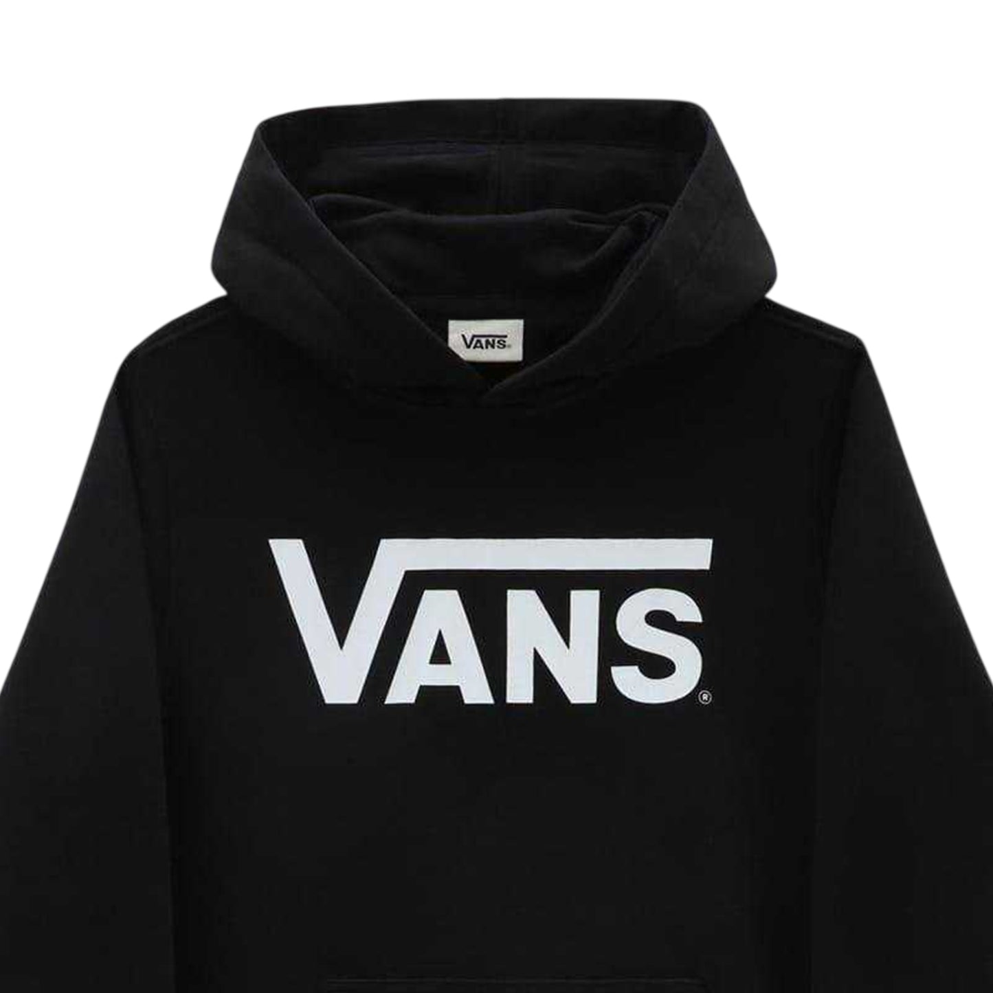 Black - Side - Vans Teen Classic Logo Hooded Hoodie