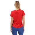 Red - Back - Skins Womens-Ladies Series-3 Short-Sleeved T-Shirt