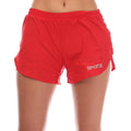Red - Front - Skins Womens-Ladies Series-3 Superpose Shorts