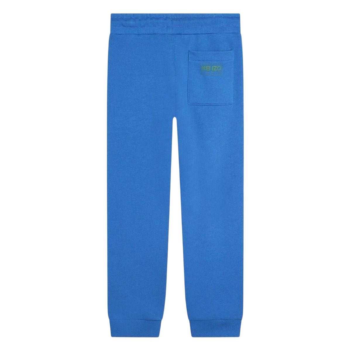 Blue - Back - Kenzo Childrens-Kids Logo Regular Jogging Bottoms