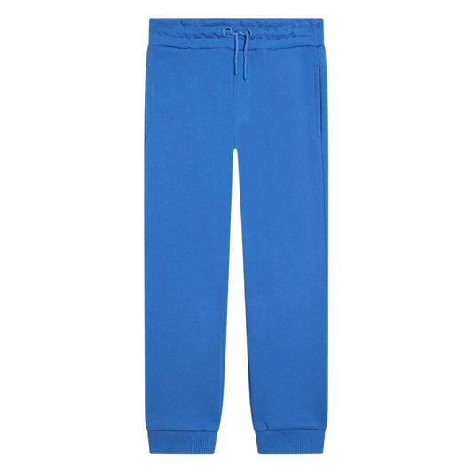 Blue - Front - Kenzo Childrens-Kids Logo Regular Jogging Bottoms