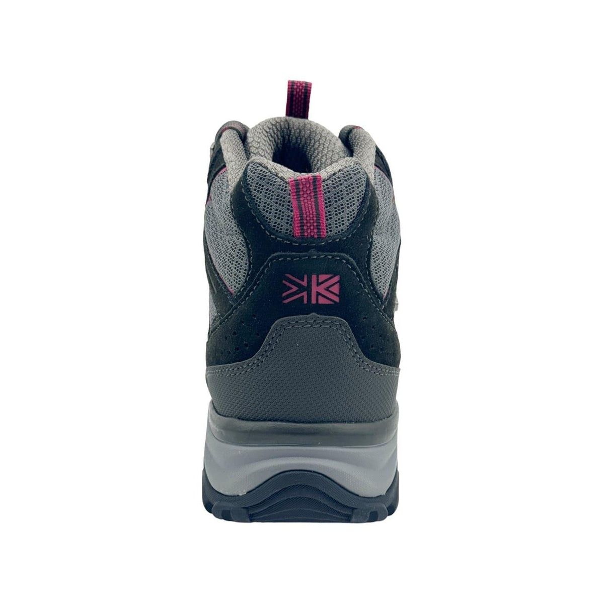 Black-Pink - Pack Shot - Karrimor Womens-Ladies Mount Suede Waterproof Walking Boots