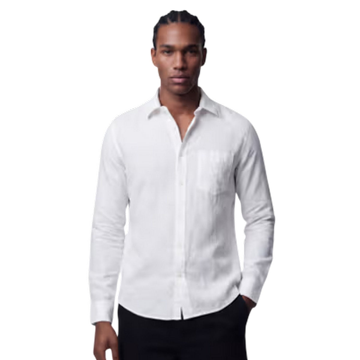 White - Lifestyle - Boss Mens Relegant 6 Long-Sleeved Shirt