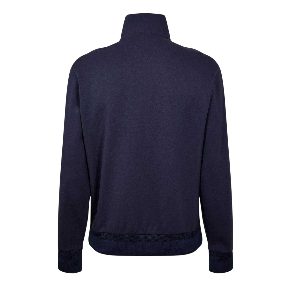 Dark Blue - Back - Boss Mens Casual Full Zip Hoodie