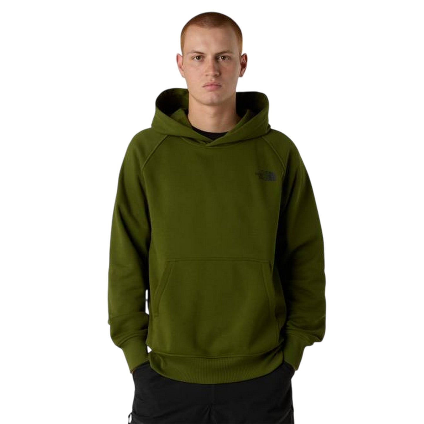 Woodland Green - Lifestyle - The North Face Mens Never Stop Exploring Cotton Pullover Hoodie