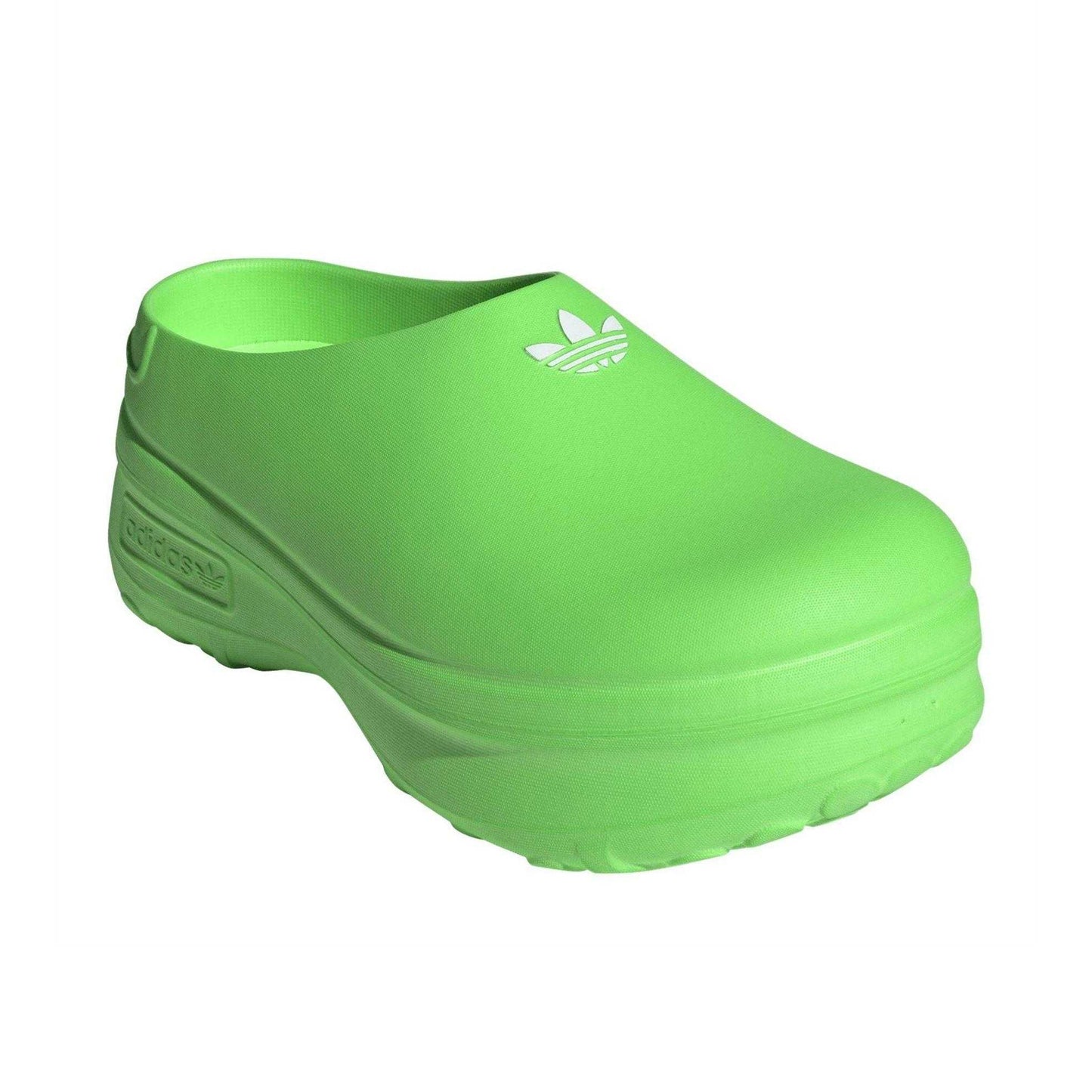Green - Pack Shot - Adidas Womens-Ladies Stan Smith Clogs